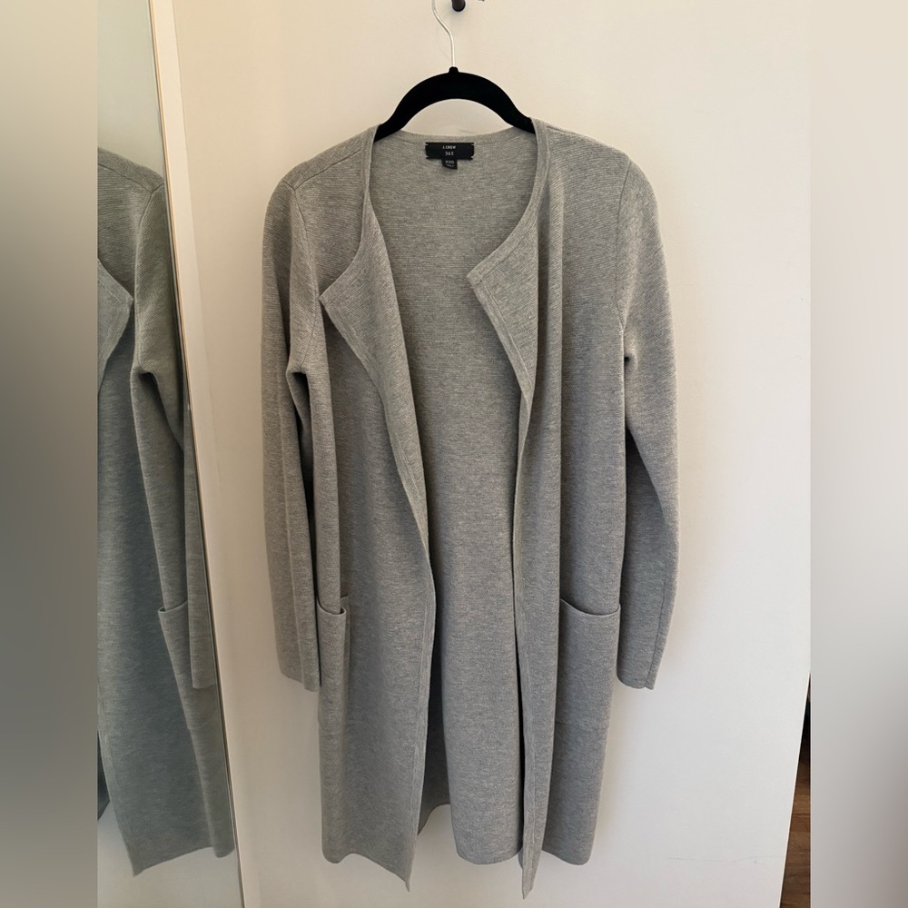 J. Crew Light Gray Knit Top